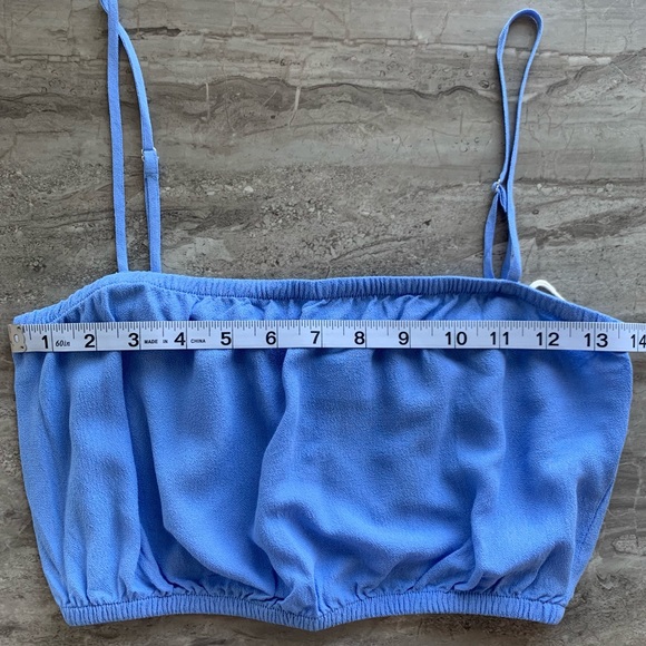 NWT Capulet Bridgette Crop Top Sky Blue - Picture 6 of 8